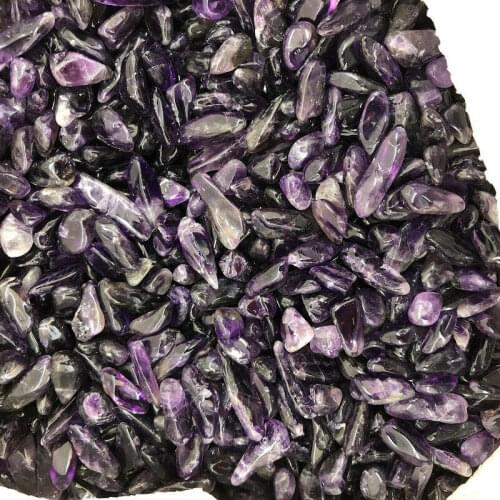 50g Natural Rough Specimen Amethyst Point Quartz Small Wolf Teeth Wand Crystal Fish Tank Stone Healing Crystals