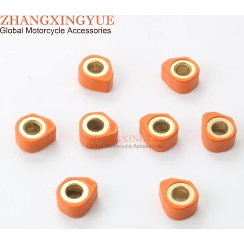 8PC Racing Quality Roller Weights 20x12mm 15.5g for MBK Doodo Flame - R Skyliner Thunder 125 Skyliner 150 180 250 Kilibre 300