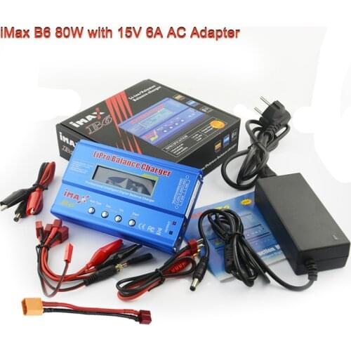 HTRC IMAX B6 Balance Charger Discharger For RC Helicopter Re-peak NIMH/NICD LCD Smart Battery Charger