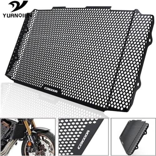 CNC Aluminum Motorcycle Accessories Radiator Grille Guard Cover Protector For Honda CB1000R CB 1000 R 2018-2019 Oil Cooler Guard