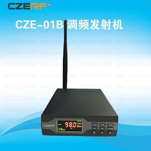 CZE-01B Transmitter 1W Is Suitable for Square Dance Equipped with Battery Bluetoth TF Card Slot Wireless FM Transmitter