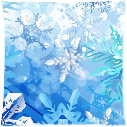 Decorative Cushion Covers DIY Snowflake Pillow Case Cover Creative Pillowcase For Sofa Chair Bed Home Decor