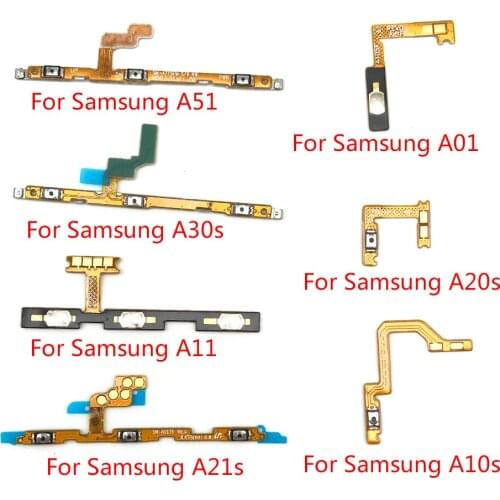 20Pcs For Samsung A01 A10 A10S A11 A20 A20S A21S A30 A30S A50 A50S A60 A70 A70S A51 A71 A920 Power Volume Side Button Flex Cable
