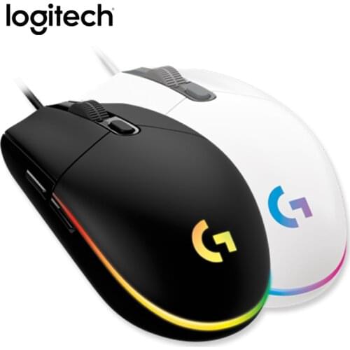 Logitech Ratones Gaming G102 Lightsync/prodigy G203 Gaming Mouse Optical 8000dpi 16.8m Color Customizing 6 Buttons Wired