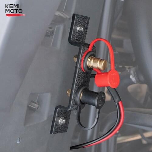 UTV KEMIMOTO Jumpstart Battery Terminal Relocation Kit for Can-am Canam Maverick X3 for Polaris RZR 800 900 1000 XP for CF moto