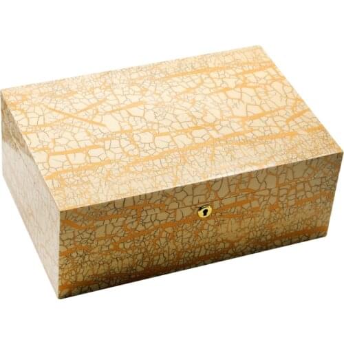 Two Grids Storage Cigar Box Spanish Cedar Wood Humidor With Lock Humidifier Hygrometer Portable Cigarette Case Gift For Husband