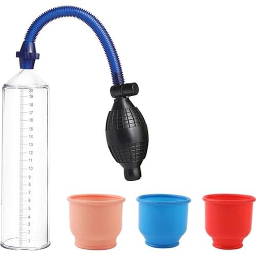 Manyjoy Penis Pump Men Penis Enlargement Vacuum Pump Male Penis Extender Enhancer Masturbator Penis Trainer Adult Sex Product