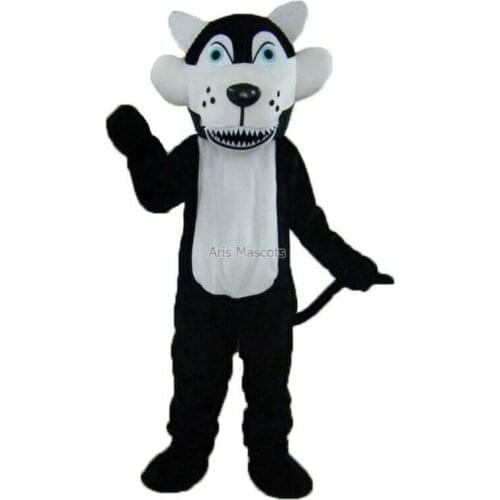New Happy Carnival Mascot Halloween Cartoon Wolf Cosplay Performance Costume Adult Use Birthday Party Advertising Parade Set