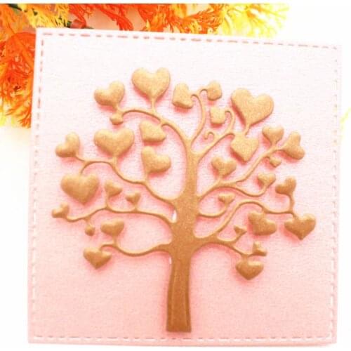 P15D Love Tree DIY Handicrafts Cutting Dies Metal Cutting Stencils for Scrapbooking Album Stamp Paper Card Embossing Hand-made