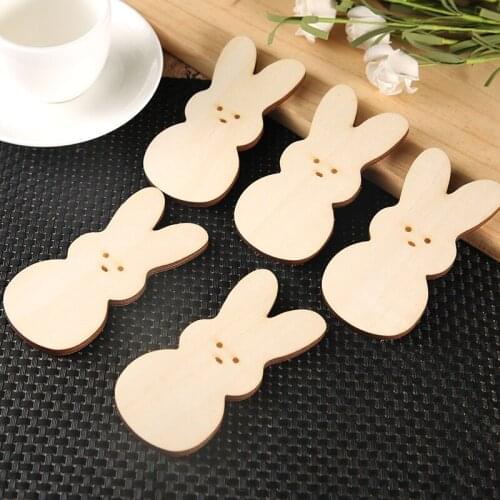 10pcs Peep Bunny , Wood Cutout,Easter Table Setting,Easter Decor,Easter Wood Crafts,Easter Wreath Supplies