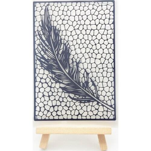 Feather Transparent Clear Silicone Stamp Seal DIY Scrapbooking Stencil Coloring Embossing Decor Office School Supplies Reusable