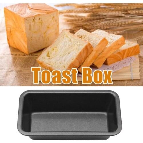 6inch Non-Stick Loaf Pan Rectangle Toast Bread Mold Cake Mold Carbon Steel Loaf Pastry Baking Bakeware DIY Pan Baking Supplies