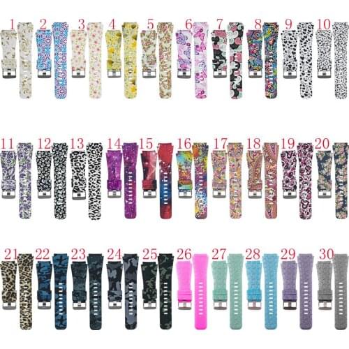 50PCS Watchbands printing 22mm luxury brand New Fashion Sports Silicone Bracelet Strap Band For Samsung Gear S3 Frontier