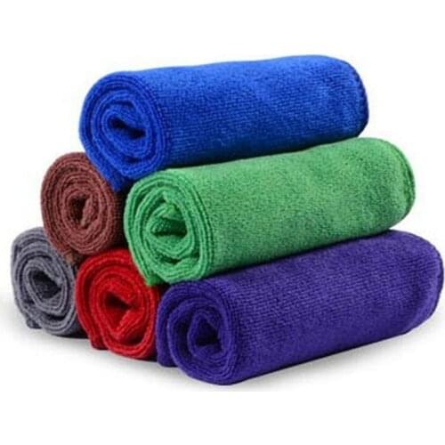 12x Microfibre Cleaning Cloth 40x40cm Microfiber Dish Car Gym Towel Glass
