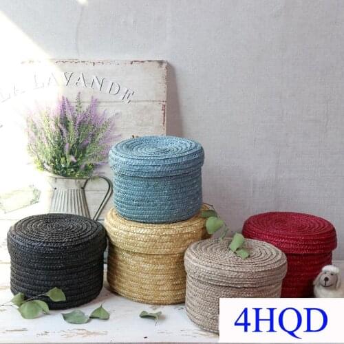Straw Hat Straw Flower Basket With Lid Basket Florist Flower Arrangement Basket Shop Decoration Basket Crazy Hat Straw Flower Ba