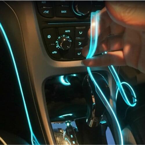 Led Atmosphere Light For Volkswagen VW T-Roc Troc 2017 2018 2019 USB Cold Light Atmosphere Light Modification Car Accessories
