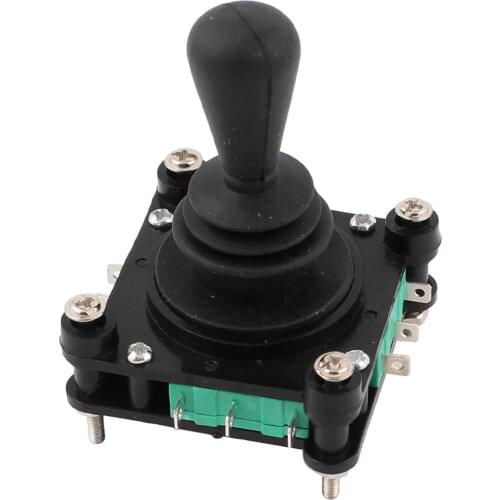 THGS AC 240V 5A 4NO 4NC Momentary 2.5mm Fixing Thread Joystick Switch