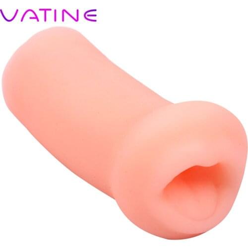 VATINE Portable Blowjob Mouth Artificial Vagina Male Masturbator Sex Toys for Men Vaginal Masturbation