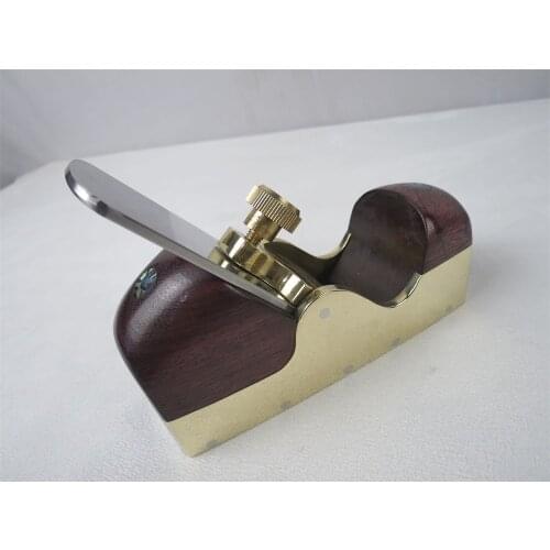Gorgeousness brass flat bottom planes 5 3/8",luthier plane,woodworking plane