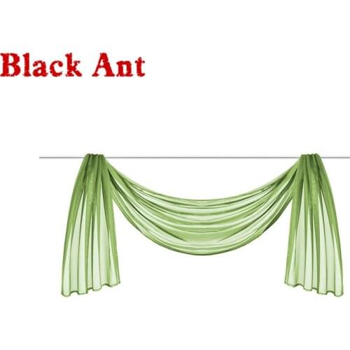 Valance Curtains Sheer Window Curtains For Kitchen Living Room Valance Voile Tulle Curtain Drape Home Decoration X156#40