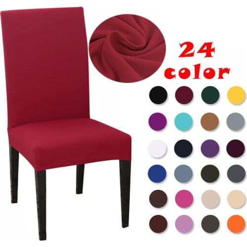 1/2/4/6PCS Spandex Dining Chair Cover Stretch One Piece Universal Chair Covers Machine Washable High Back Chair