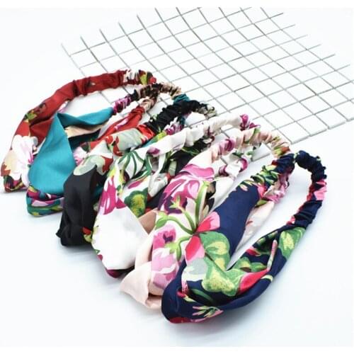 1PCS Silk Headband Hair Holder Hairbands Fleece Bow Animal Ears Headband For Women Girls Turban Fashion Hair Accessories