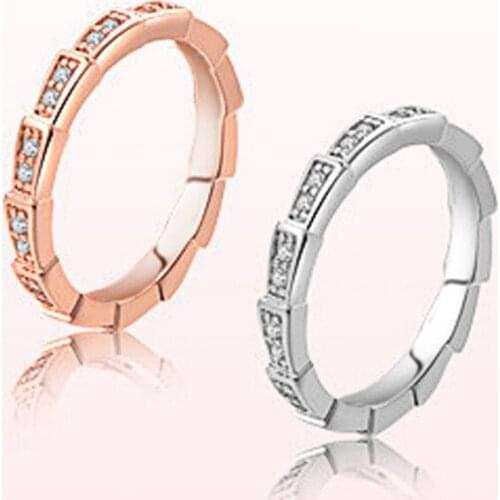 14K Gold Filled White Diamond Rings for Women Fine Silver Color 925 Jewelry Bijoux Femme Gemstone Anillos Mujer Bizuteria Rings