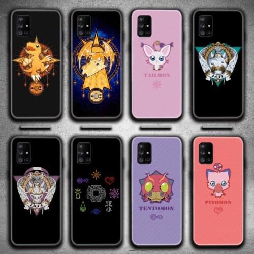 Anime Digimon Japan Phone Case For Samsung Galaxy A21S A01 A11 A31 A81 A10 A20E A30 A40 A50 A70 A80 A71 A51