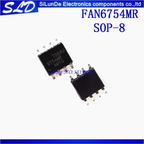Free Shipping 50pcs/lot FAN6754MR FAN6754 6754MR SOP-8 new and original In Stock