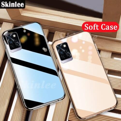Skinlee 2 pcs Case For Infinix Note 10 Pro Transparent Clear Water Phone Cover For Infinix Note10 Pro Clear Shockproof Cases