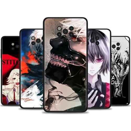 Ken Kaneki Tokyo Ghoul Anime Shell For Xiaomi Poco X3 M3 Pro X3NFC F3 F1 CC9 Pro CC9E Note 10 Lite Capa Soft Para Guscio