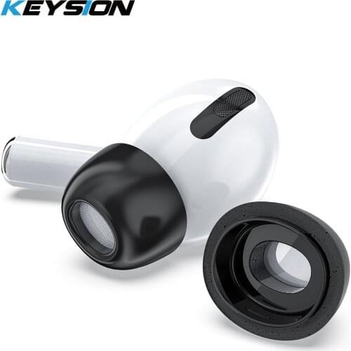 KEYSION Memory sponge earplugs Case for AirPods Pro Efficient noise reduction and sound insulation foam earbuds for AirPods Pro