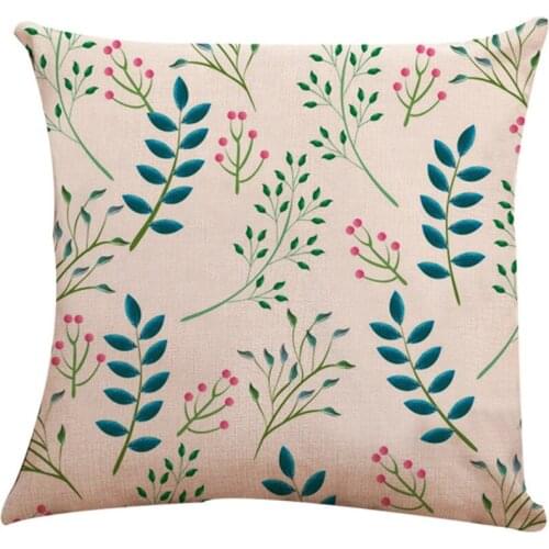 Sofa Brief Geometric Pattern Square Bedroom Waist Pillow Case Decorative Car Cushion Cover