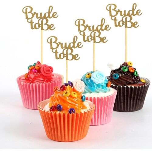Bachelorette Hen Girls Night Party 24pcs Team Bride To Be Cake Topper Bridal Shower Wedding Engagement Cake Decorations Favor,Q