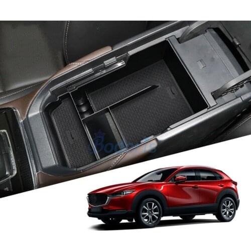 For Mazda CX-30 CX30 2020 2021 Interior Central Armrest Storage Box Console Container Case Holder Tray Car Organizer Accessories