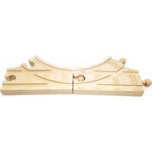 P038 Double nail small Y track Compatible with wooden train tracks suitable wood and electric car exquisite designs