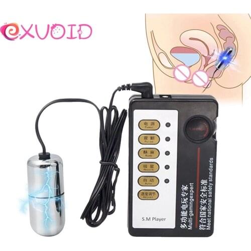 EXVOID Electric G-spot Massager Host Sex Shop Sex Toys for Women Egg Vibrator Electrical Shock Accessory Anal Bullet Vibrator