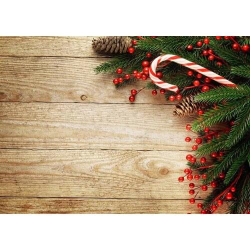Christmas leaves crutches fairy tale effect wood texture photo background photo background