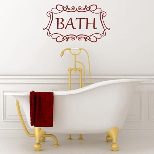 Artist Bath Wall Sticker Quotes Removable Vinyl Wall Decal for bathroom Toilet Door Decor Wall Art Decor S-347