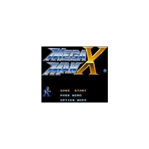 Megaman X USA Version 16 bit Big Gray Game Card For NTSC Game Player