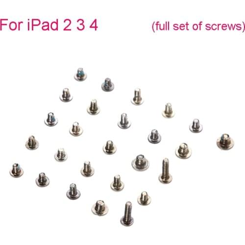 IPad 2/3/4/ 5/Air Mini1/2/3 2nd 3rd 4th Gen Complete Replacement Full Screws Kit Set Original iPad Repair