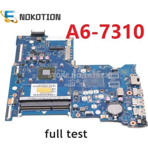 NOKOTION 854962-601 854962-001 Laptop Motherboard for HP 255 G5 15-BA BDL51 LA-D711P 858589-601 858589-001 Main board