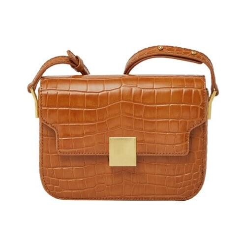 OUSSON Fashion Exquisite Womens Shoulder Bags Large Capacity Crossbody Bag French Style Leather Underarm Bag