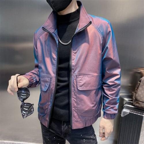 2021 Jacket Men Coat The Trend Color-changing Windbreaker Comfortable Streetwear Hip Hop Sport Tidal Current Surprise Price