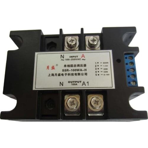 Single phase fully isolated AC solid state voltage regulator SSR-100WA-H