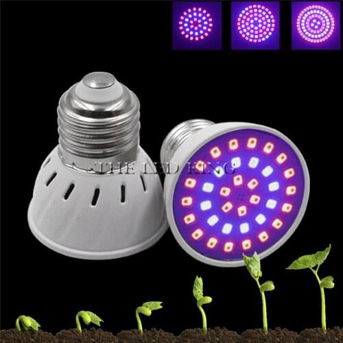 Full spectrum Plant Grow Led Light Bulbs Lamp lighting for Seeds hydro Flower Greenhouse Veg Indoor garden hydroponics E27