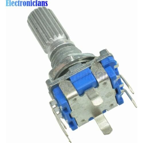 2Pcs Rotary Encoder Switch EC11 Audio Digital Potentiometer With Handle Length 20mm