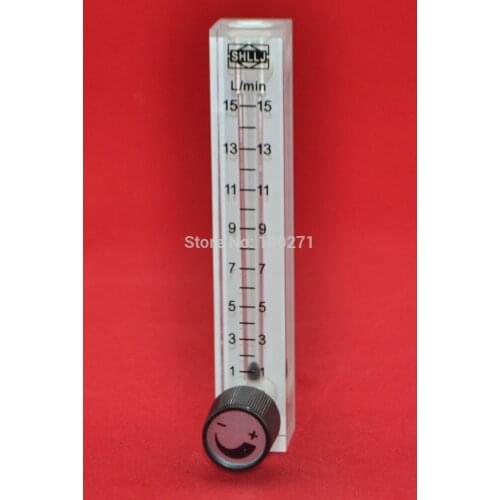 LZQ-7 1-15LPM air flow meter (H=120mm gas flow meter)with control valve for Oxygen conectrator ,it can adjust flow