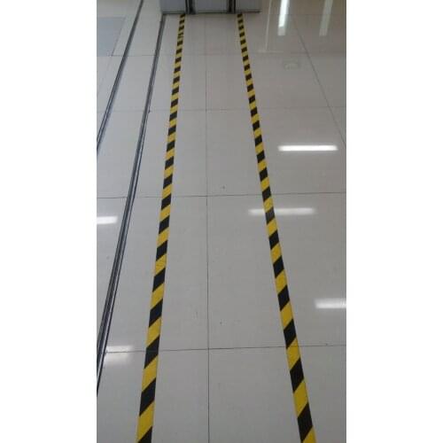 Corridor Door Factory Workshop Floor Safety Warning Self-adhesive Tape 5cm*17 meters