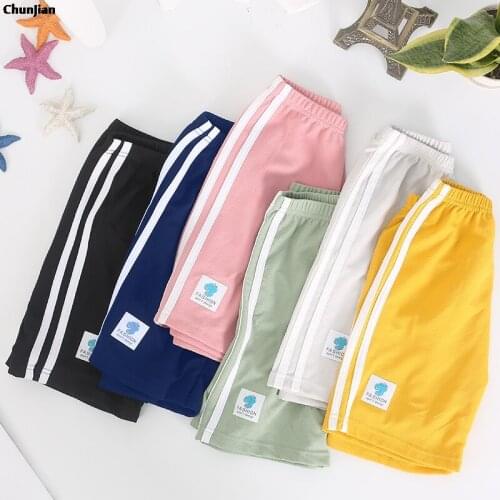 2 to 14 Years Summer Boys Shorts Kids Ribbon Loose Waist Beach Shorts Boys Pants Teen Shorts Children Summer Clothes